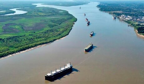 privatización de la hidrovía Argentina