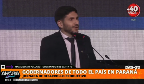 Pullaro en Paraná: Argentina no va a salir adelante desde el mundo financiero o con criptomonedas