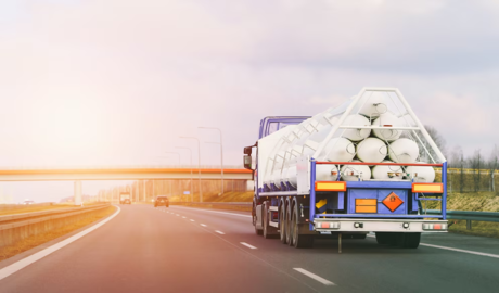 variación del transporte de sustancias peligrosas en enero