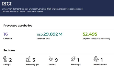 Economía lanzó una web para consultar los RIGI