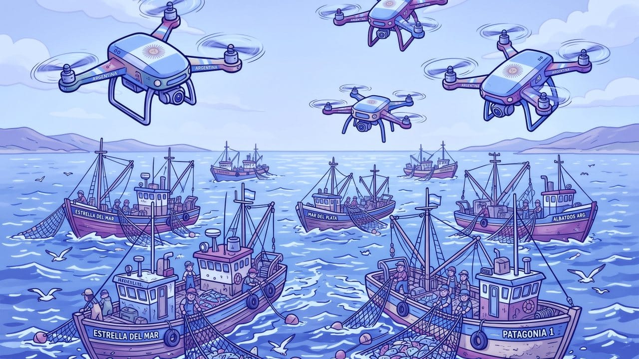 Drones en el Mar Argentino: Un proyecto que promete vigilancia y genera dudas