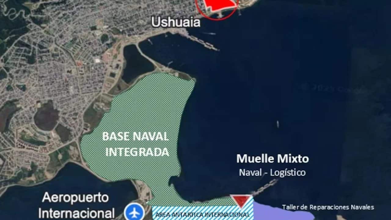 Base Naval Integrada en Ushuaia: presupuesto, cronograma y el plan para reactivar la obra estrategica del sur argentino