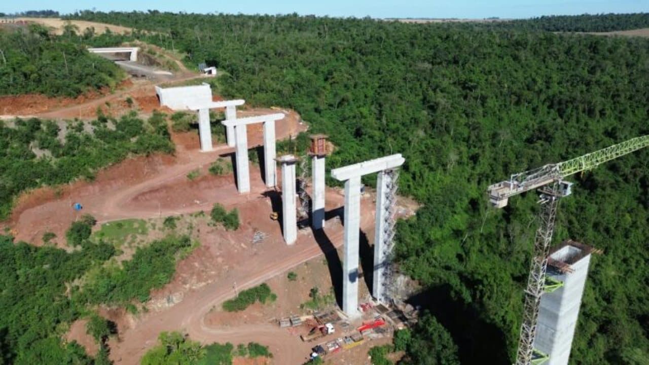 Puente río Monday Paraguay: las obras avanzan al 45% de ejecución física