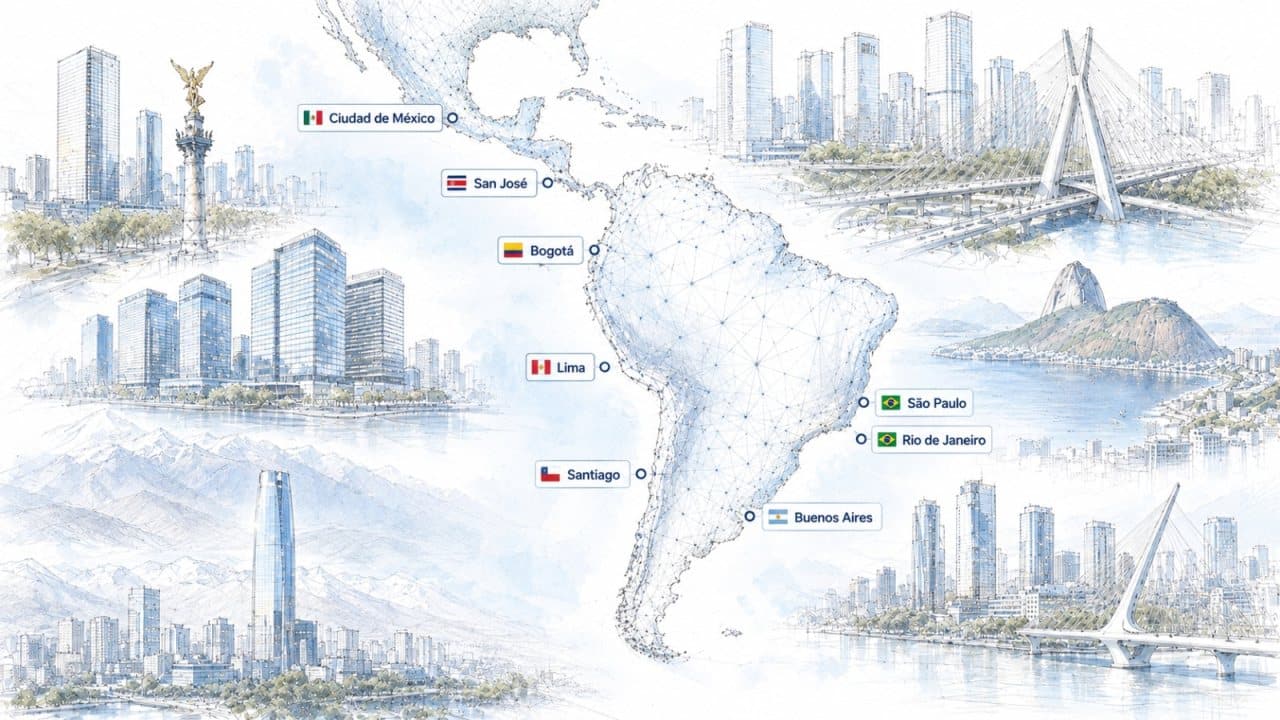 Oficinas clase A en Latinoamérica: La vacancia cede terreno y los alquileres registran un alza del 8,4%